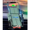 USAMS US-CD133 - Car holder with 10W wireless charging (black)