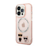 Karl Lagerfeld Karl & Choupette Aluminium MagSafe - iPhone 14 Pro Case (rose)