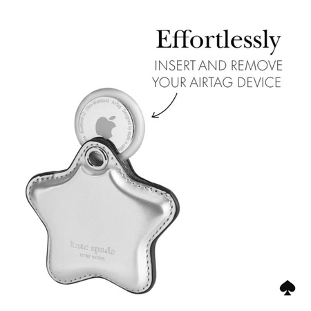 Kate Spade New York Charm Keychain - Schutzhülle für Apple AirTag (Star)
