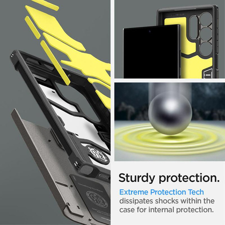 Spigen Tough Armor - pouzdro pro Samsung Galaxy S24 Ultra (Gunmetal)