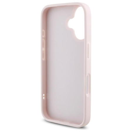 Karl Lagerfeld Quilted Signature - iPhone 16 Case (pink)