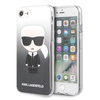 Karl Lagerfeld Iconic Karl Gradient - Coque iPhone SE 2020 / 8 / 7 (noir)