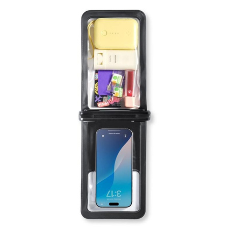 Spigen A603 Universal Waterproof Case – Vodotěsné pouzdro pro smartphony do 6.9" (Black)