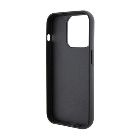 Karl Lagerfeld Gripstand Saffiano Choupette Pins - iPhone 15 Pro Max Case (black)