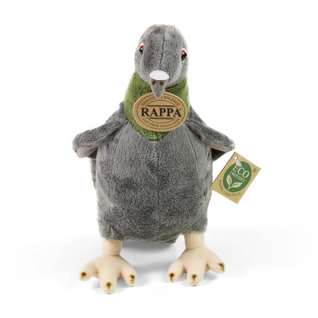Rappa - Plush Realistic Toy Pigeon 23 cm Eco-Friendly
