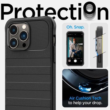 Spigen Mag Geo Armor 360 MagSafe - tok iPhone 14 Pro készülékhez (fekete)