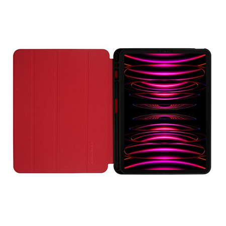 Crong FlexFolio - Case for iPad Pro 11" (2022-2021) / iPad Air 10.9" (5th-4th gen.) with Apple Pencil function (red)