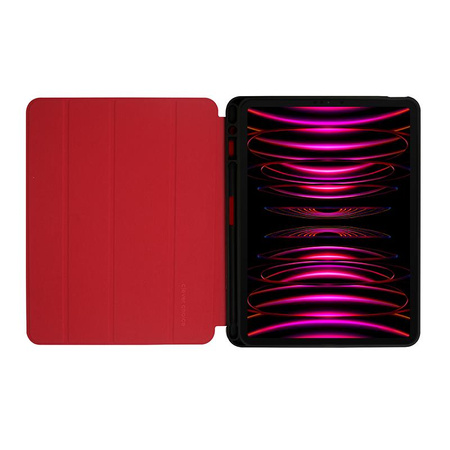 Crong FlexFolio - iPad Air 11" tok M3 (2025) / iPad Air 11" M2 (2024) / iPad Air 10,9" (5.-4. gener.) / iPad Pro 11" (2022-2021) Apple Pencil-lel (piros)