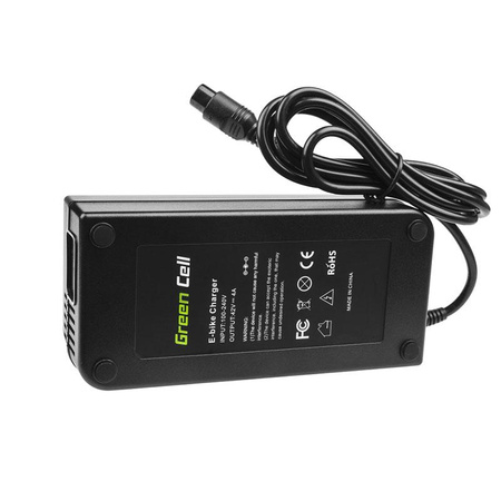 Green Cell - Ładowarka 42V 4A (RCA) do Baterii Roweru Elektrycznego 36V