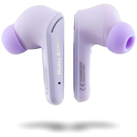 Hello Kitty O Glossy Finish - TWS Earbuds + Charging Case (Purple)