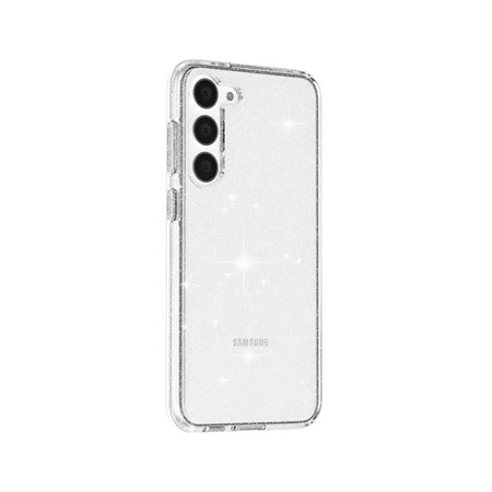 Crong Glitter tok - Samsung Galaxy A34 5G tok (átlátszó)