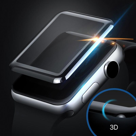 Mocolo 3D Glas Vollverklebung - 41 mm Apple Watch 7/8 Bildschirmschutzglas
