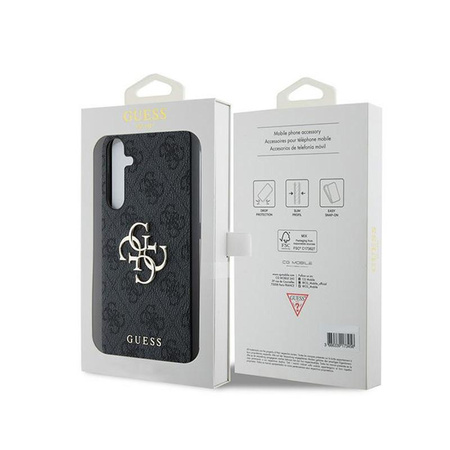Guess 4G Big Metal Logo - Samsung Galaxy A35 5G Case (black)