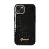 Guess Croco Collection - pouzdro pro iPhone 14 Plus (černé)