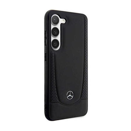 Mercedes Leder Urban Line - Samsung Galaxy S23 FE Hülle (Schwarz)