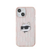 Karl Lagerfeld IML Choupette Kopf & Monogramm - iPhone 13 Hülle (rosa)