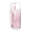 Karl Lagerfeld Signature Glitter Case - iPhone 11 tok (rózsaarany)