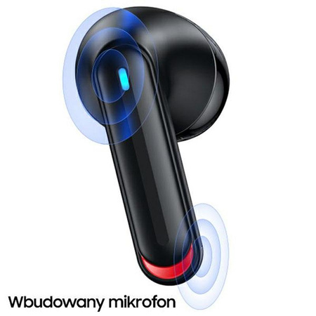 USAMS NX10 Series - Bluetooth 5.2 TWS headphones + charging case (black)