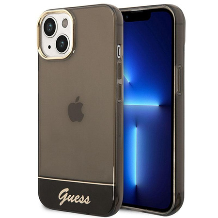 Guess Translucent - iPhone 14 Plus tok (fekete)