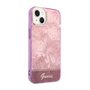 Guess Jungle Case - Coque pour iPhone 14 Plus (Rose)