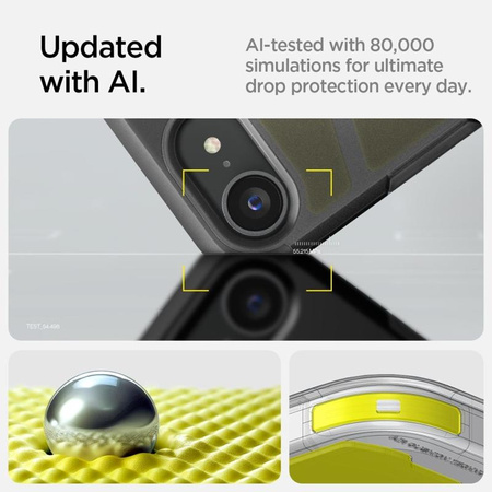 Spigen Tough Armor MagSafe - tok iPhone 16e készülékhez (Frost Black)