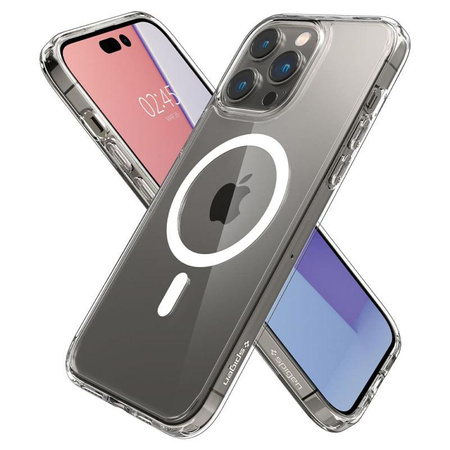 Spigen Ultra Hybrid MagSafe - Coque pour iPhone 14 Pro Max (Blanc)