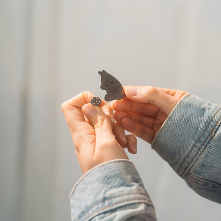 Mumin - Set aus 4 Ansteckbuttons für Kleidung oder Rucksack