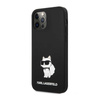 Karl Lagerfeld Silicone NFT Choupette - Coque iPhone 12 / iPhone 12 Pro (noir)