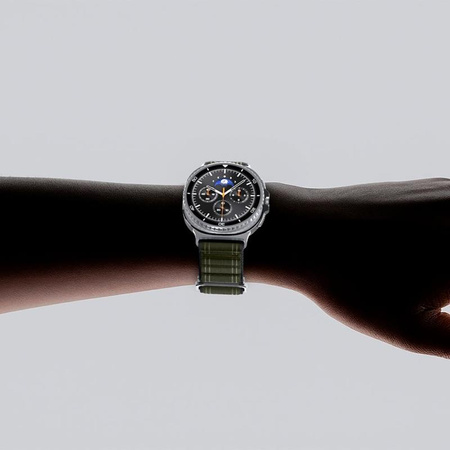 PASEK DO GALAXY WATCH 8 | 8 CLASSIC 40 44 46 mm SPIGEN NYLONOWY ZIELONY