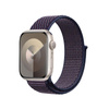 Crong Nylon - Bracelet sport pour Apple Watch 44/45/46/49 mm (Midnight Blue)