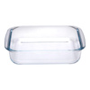 Alpina - Glass ovenproof dish 24.5x22x5 cm 1.6 L