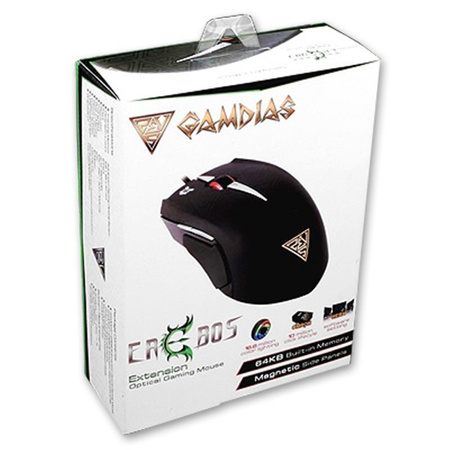 Gamdias Erebos Optical - Gaming egér cserélhető panelekkel (3500 DPI)