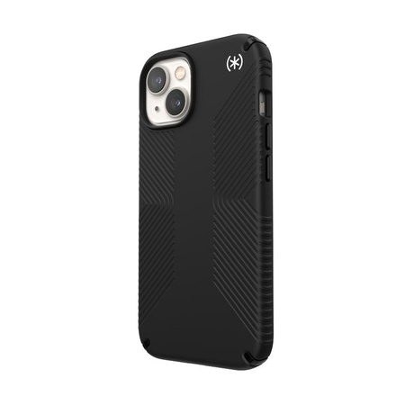 Speck Presidio2 Grip - Anti-slip case for iPhone 14 / iPhone 13 (Black / Black / White)
