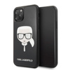 Karl Lagerfeld Double Layers Glitter Head - iPhone 11 Pro Case (Black)