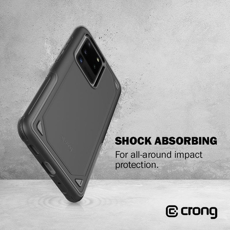 Crong Defender Case - Etui Samsung Galaxy S20 (czarny)