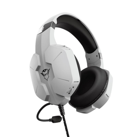 Trust GXT 323W Carus - Casque d'écoute pour joueurs (blanc)