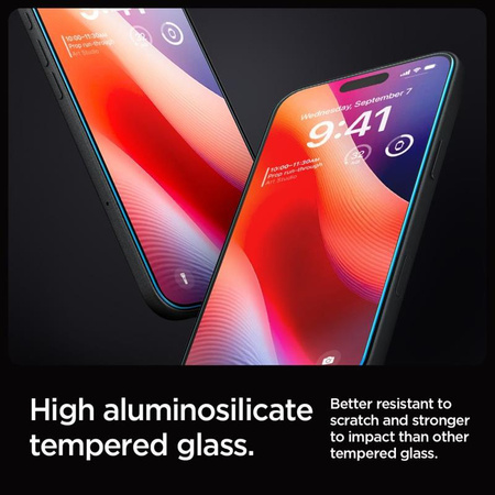 Spigen GLAS.TR EZ FIT Privacy - Tvrzené sklo s filtrem soukromí pro iPhone 16 Pro