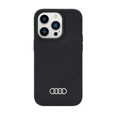 Audi Silikonhülle - iPhone 14 Pro Max Hülle (Schwarz)