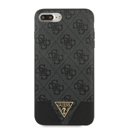 Guess 4G Triangle Collection - pouzdro pro iPhone 8 Plus / 7 Plus (šedé)