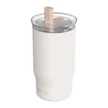 Quokka Mist - termohrnek z nerezové oceli s brčkem o objemu 720 ml (slonová kost)