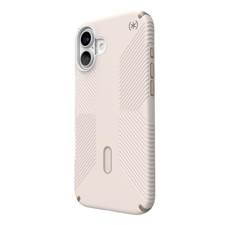 Speck Presidio2 Grip ClickLock & MagSafe - Coque pour iPhone 16 Plus (Bleached Bone / Heirloom Gold / Hazel Brown)