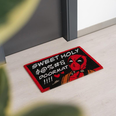 WYCIERACZKA POD DRZWI WEWNĘTRZNA, Kokosowa, Marvel Deadpool (40 x 60 cm)