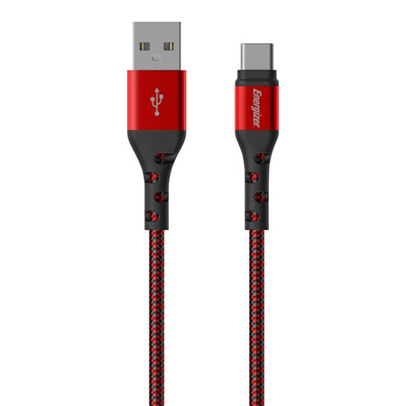 Energizer Ultimate - USB-A to USB-C connection cable 2m (Red)