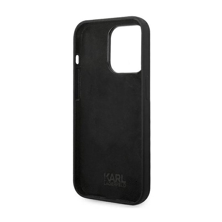 Karl Lagerfeld Choupette Body - pouzdro pro iPhone 14 Pro Max (černé)