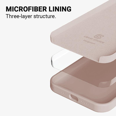 Crong Color Cover - iPhone 13 Pro Max tok (Homokrózsaszín)