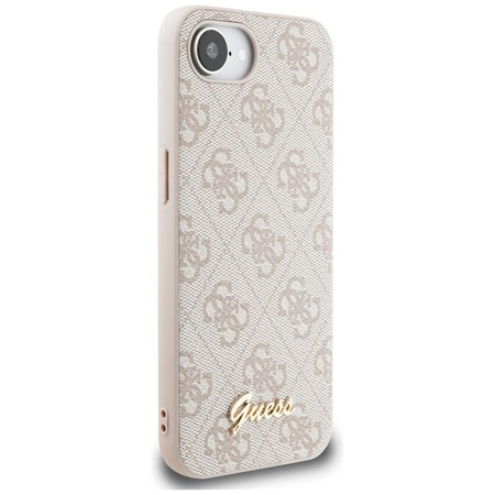 Guess 4G Script Logo MagSafe - Tasche für iPhone 16e (rosa)