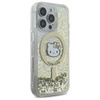 Hello Kitty Liquid Glitter Fever MagSafe - Case for iPhone 16 Pro Max (white/gold)