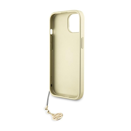 Guess 4G Charms Collection - Coque pour iPhone 15 (gris)