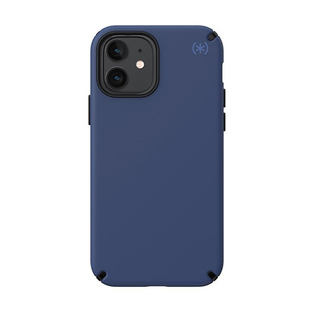 Speck Presidio2 Pro - Coque pour iPhone 12 / iPhone 12 Pro avec revêtement MICROBAN (Coastal Blue/Stormblue)