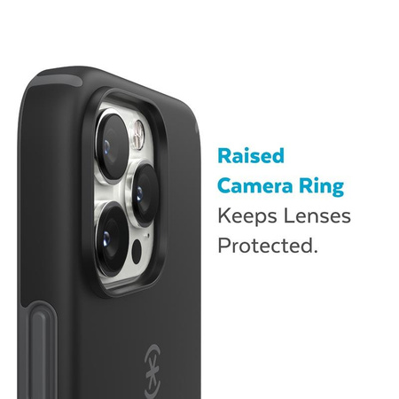 Speck CandyShell Pro - Etui iPhone 14 Pro Max z powłoką MICROBAN (Black / Slate Grey)
